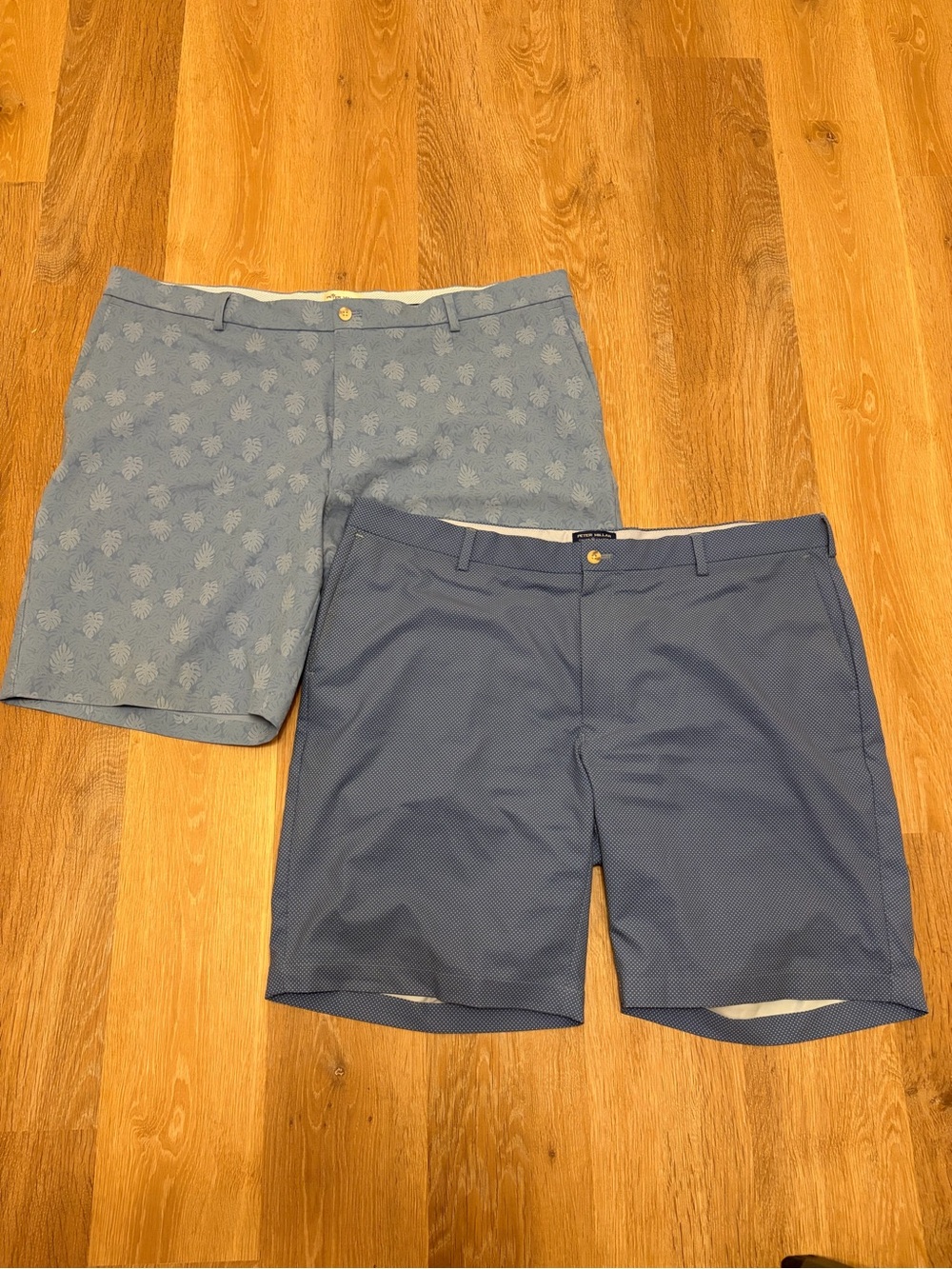 Peter Millar CROWN CRAFTED Men's Size 42 Golf Performance Shorts Lot 2 Blue